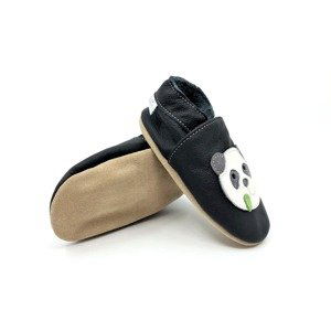 Kožené capáčky BaBice SoftSole Panda BA-232 Velikost: 17