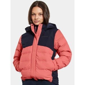 Dívčí zimní bunda Didriksons Leja Peach Rose Velikost: 150