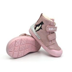 Dětské zimní boty DD Step W066-601B Metallic Pink Velikost: 20