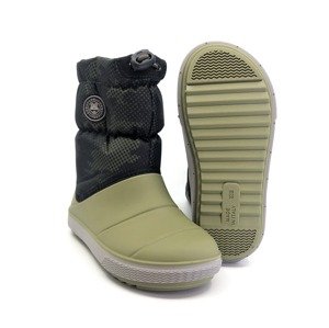 Dětské sněhule Coqui Mika Army Green Velikost: 30-31