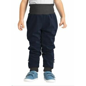 UNUO Batolecí Softshellové kalhoty s fleecem STREET tmavě modrá Velikost: 92 - 98