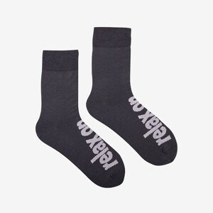 Bavlněné ponožky Coqui antracitové Relax On Velikost: 39 - 42