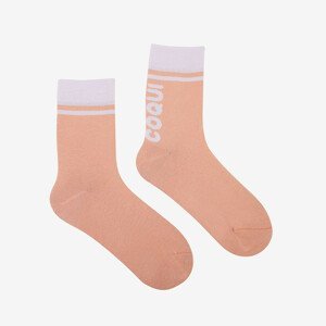 Bavlněné ponožky Coqui broskvová Basic Velikost: 35 - 38
