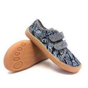 Barefoot tenisky Froddo Black-Grey textilní G1700355-2 Velikost: 28
