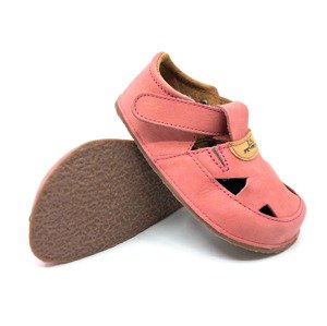 Barefoot sandálky Pegres BF21 růžové Velikost: 20
