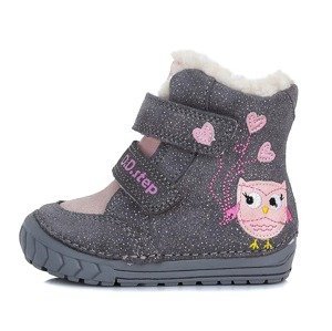 Dětské zimní boty DD Step W029-362 Dark Grey Velikost: 19
