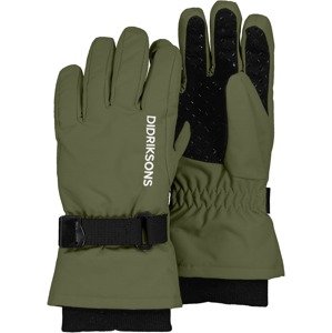 Dětské rukavice Didriksons BIGGLES Gloves prstové - Deep Green 300 Velikost: 6-8