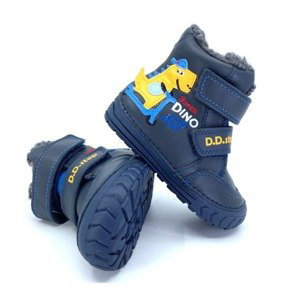Dětské zimní boty DD Step W029-394A Royal Blue Velikost: 19