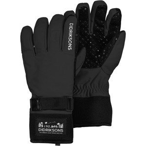 Dětské lyžařské rukavice Didriksons Lovas Five Black 060 Velikost: 5