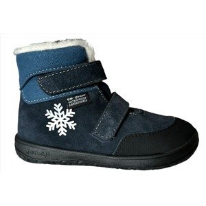 Zimní boty Jonap Jerry VLNA s membránou tmavě modrá vločka Velikost: 25