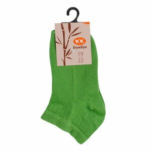 Kolev & Kolev Nízké bambusové ponožky KK zelené Velikost: 35 - 38
