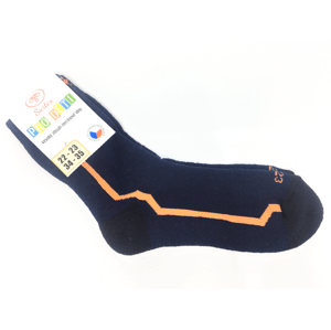 Ponožky Surtex 95% Merino ZIMA Tmavě modré Velikost: 18 - 19