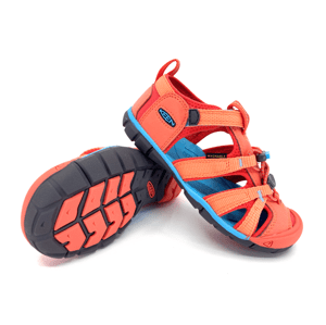 Keen Seacamp II CNX Coral / Poppy Red Velikost: 34