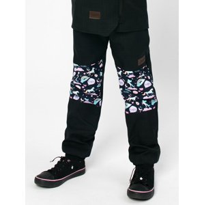 Drexiss Softshellové kalhoty jaro/podzim BLACK-MOON UNICORNS Velikost: 92-98