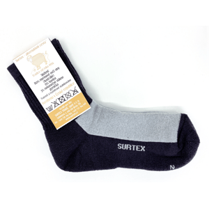 Ponožky Surtex 75% Merino VOLNÝ LEM Šedé Velikost: 35 - 38