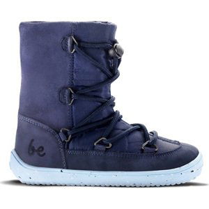 BeLenka Dětské zimní barefoot boty Be Lenka Snowfox Kids 2.0 - Dark & Light Blue Velikost: 28