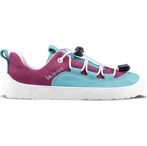 BeLenka Dětské barefoot tenisky Be Lenka Xplorer - Light Teal & Plum Velikost: 29