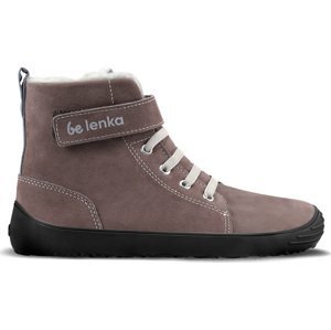 BeLenka Dětské zimní barefoot boty Be Lenka Winter Kids - Chocolate Velikost: 36