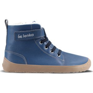 BeLenka Dětské zimní barefoot boty Be Lenka Winter Kids - Ocean Blue Velikost: 36