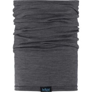 Multifunkční MERINO šátek Kilpi MARLIN-U Tmavě šedá Velikost: UNI