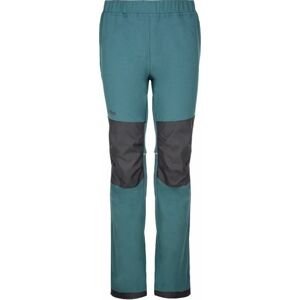 Dětské softshellové kalhoty Kilpi RIZO-J Tmavě zelená Velikost: 110