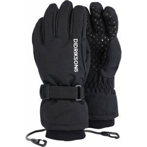 Dětské rukavice Didriksons BIGGLES Gloves prstové - černá 060 Velikost: 6-8