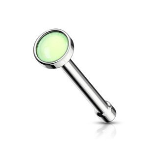 Nosovka rovná s illuminačním kameňom Farba: zelená