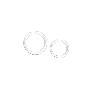 Bio flex kúžik - náhrada piercingu & skúšobný šperk Délka / Průměr: 8 mm, Veľkosť: 1 mm