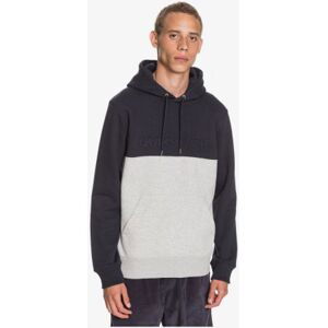 MIKINA QUIKSILVER EMBOSS BLOCK HOODIE - černá