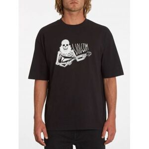 TRIKO VOLCOM Shredead Lse S/S - černá