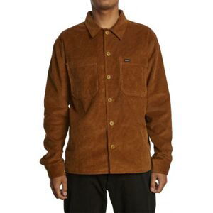 KOŠILE RVCA AMERICANA CORDUROY OVERSHIRT - hnědá