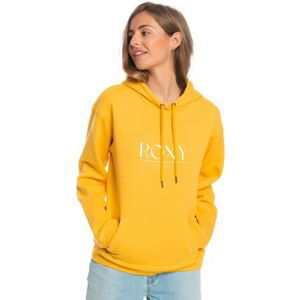 MIKINA ROXY SURF STOKED HOODIE BRUSHED B - žlutá