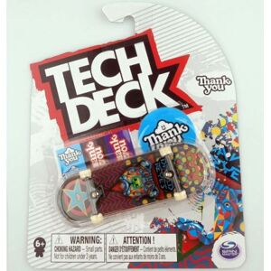 FINGERBOARD TECHDECK THANK YOU DOG MLT - vínová