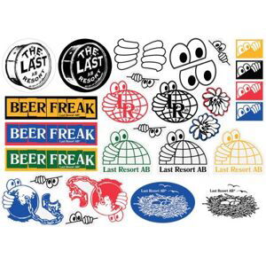 SAMOLEPKY LAST RESORT Sticker Pack - černá