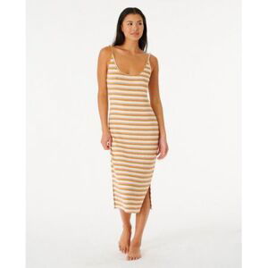 ŠATY RIP CURL BOBBI STRIPE MIDI - oranžová