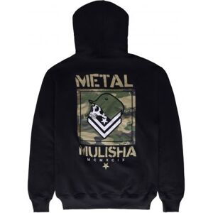 MIKINA METAL MULISHA GENERAL ZIP HOODIE - černá