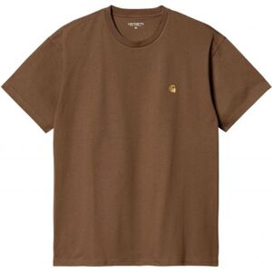 TRIKO CARHARTT WIP Chase S/S - hnědá