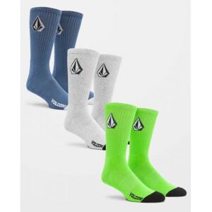 PONOŽKY VOLCOM Full Stone 3Pk - modrá