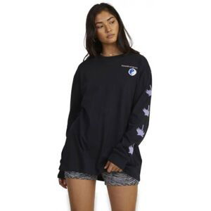 TRIKO RVCA PARADISE RELAXED L/S WMS - černá