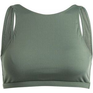 PLAVKY ROXY PRO THE POP UP CROP TOP - zelená