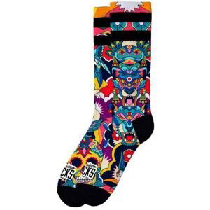 PONOŽKY AMERICAN SOCKS Totem - modrá