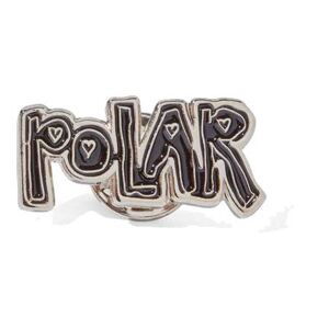 ODZNÁČEK POLAR Heart Logo - černá