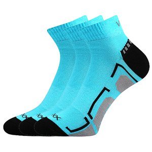 VOXX® ponožky Flashik neon tyrkys 3 pár 35-38 EU 112848