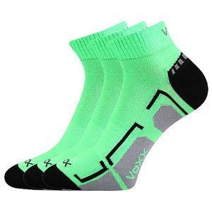 VOXX® ponožky Flashik neon zelená 3 pár 35-38 EU 112849