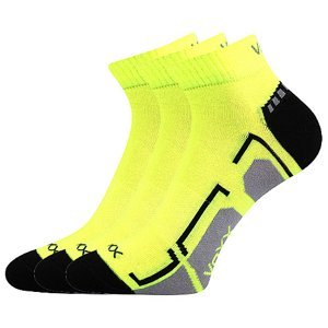 VOXX® ponožky Flashik neon žlutá 3 pár 35-38 EU 112850