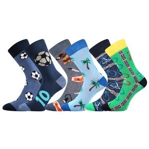LONKA® ponožky Doblik mix kluk 3 pár 20-24 EU 118006
