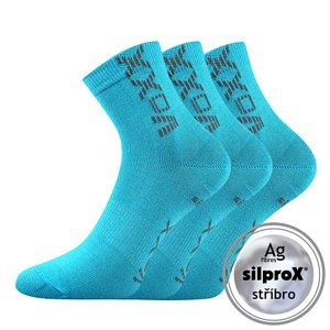 VOXX® ponožky Adventurik tyrkys 3 pár 35-38 EU 100056