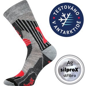 VOXX® ponožky Vision sv.šedá 1 pár 35-38 EU 110051