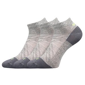 VOXX® ponožky Rex 15 sv.šedá melé 3 pár 35-38 117274
