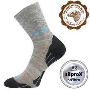 VOXX® ponožky Irizarik sv.šedá/tyrkys 1 pár 35-38 EU 118917